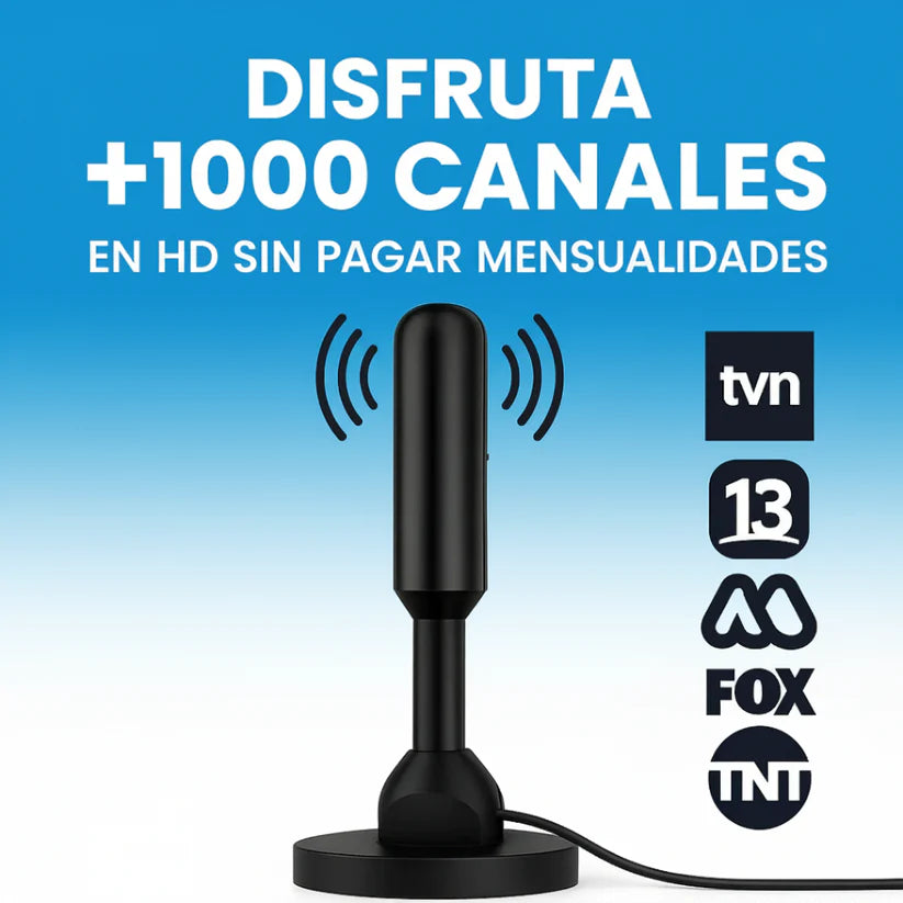 ANTENA DIGITAL HD - +1000 canales sin pagar mensualidades