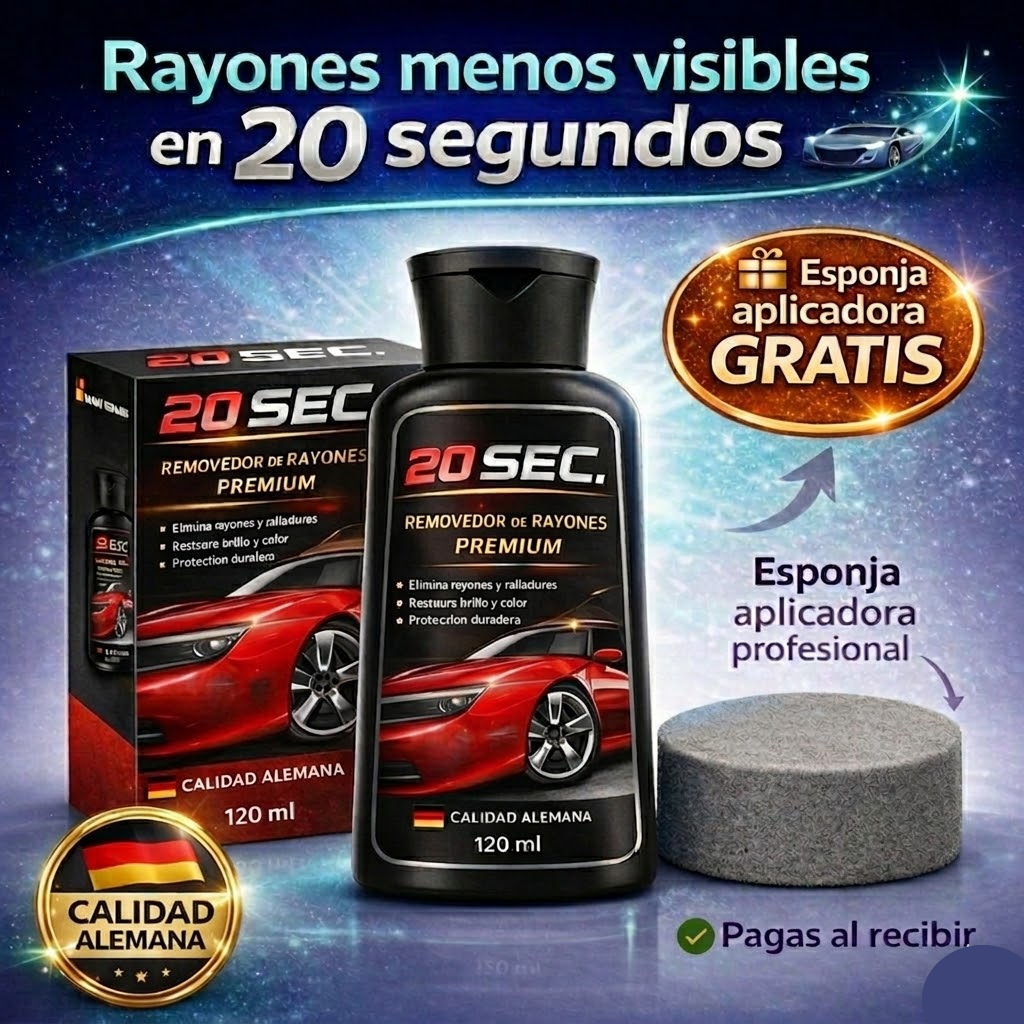 Crema Reparadora de rayones - Platinum 20 Sec