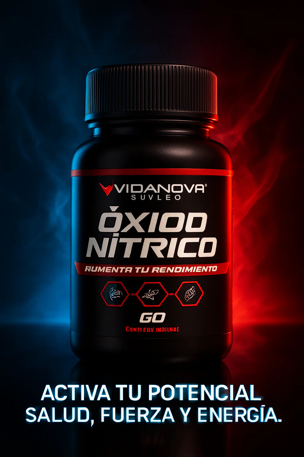OXIDO NITRICO PREMIUM 1000MG 60 CAPS X LEBELLE