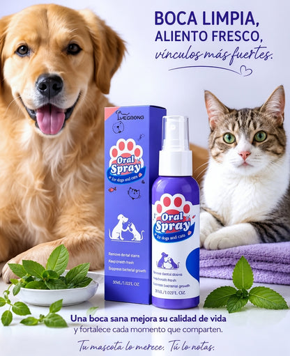 OralPet Mint™  La solución clínica para limpiar los dientes y el aliento de tu mascota