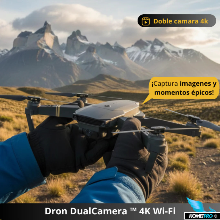 FlyDrone 4 Pro - Dron Con Camara 4k + Ebook de Regalo