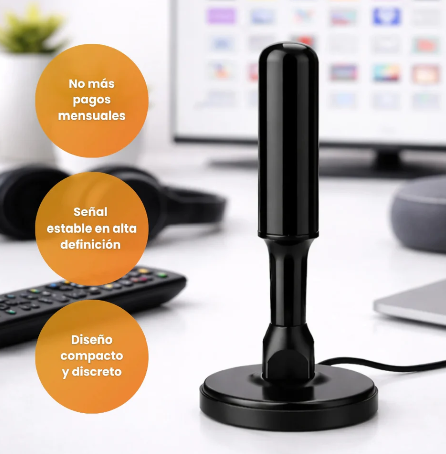 SignalElite 360°  – Antena TV Digital TDT 4K UHD Profesional +3000 Canales