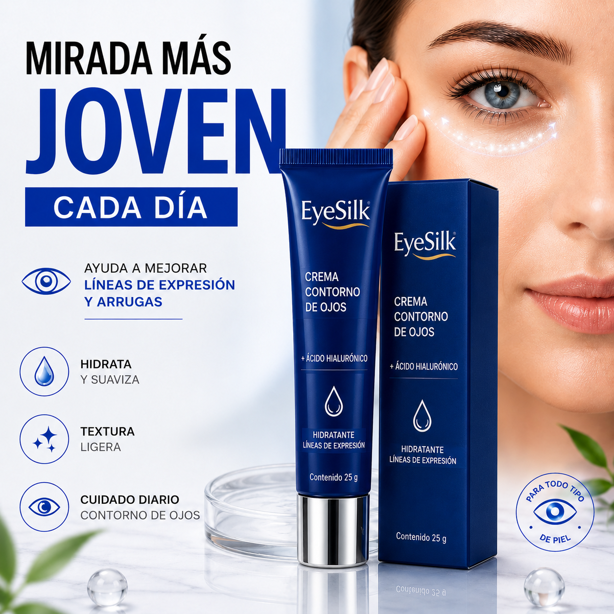 EyeSilk - Elimina bolsas y ojeras en 7 dias