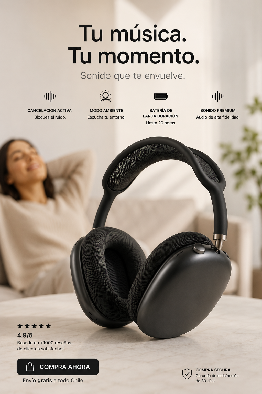 FreeBuds Max®  - Una experiencia sonora remasterizada