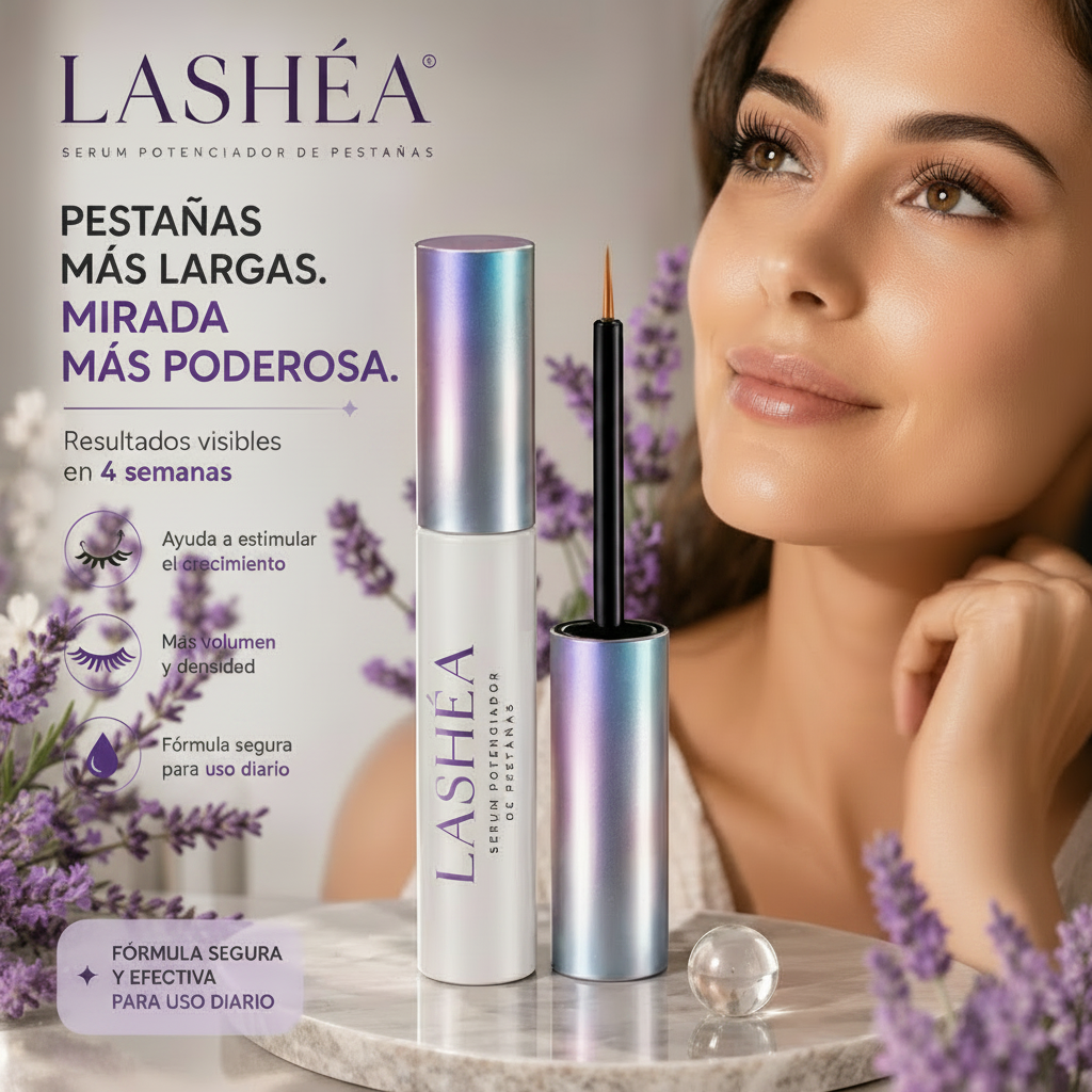 Serum Pestañas Lashéa® | Pestañas Largas y Naturales.