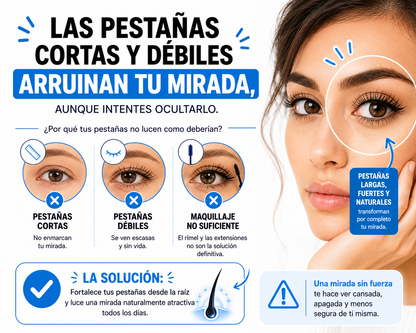 Sérum  Pestañas Lashéa® | Pestañas Largas y Naturales. 2x1