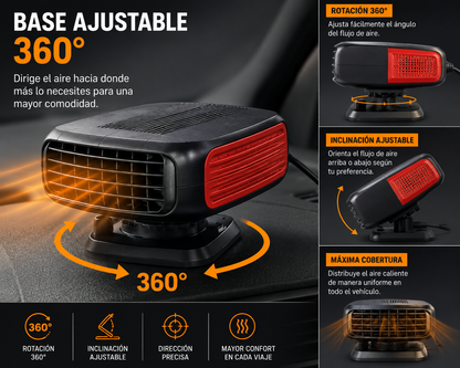 AutoHeat Pro - Climatizador portatil para auto