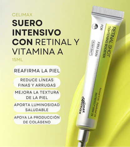 Celimax Retinal Shot® - Elimina Arrugas e Ilumina tu Rostro