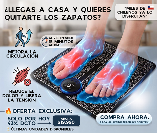 FootPad Plus- Masajeador de Pies por Estimulación EMS