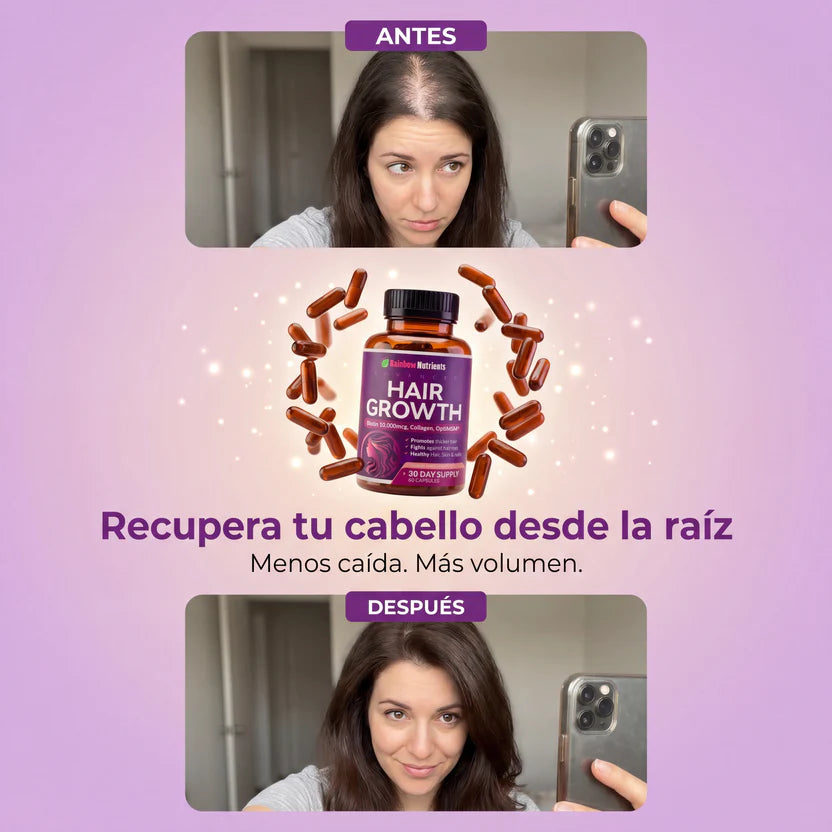Hair Growth Advanced - Apoya el crecimiento de un cabello más fuerte y abundante.