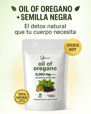 Aceite De Orégano Organico - 60 capsulas