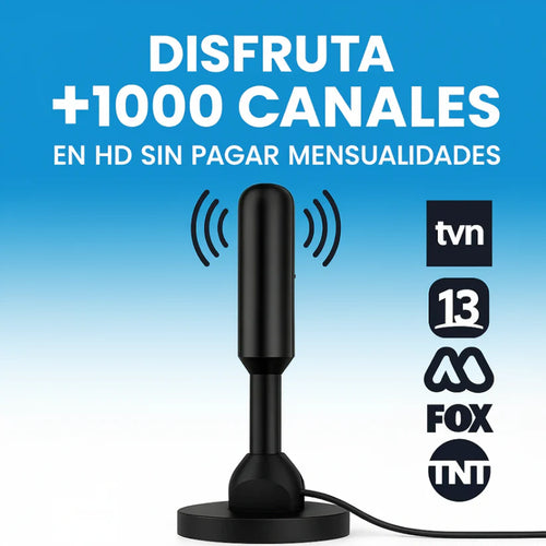 ANTENA DIGITAL HD - +1000 canales sin pagar mensualidades