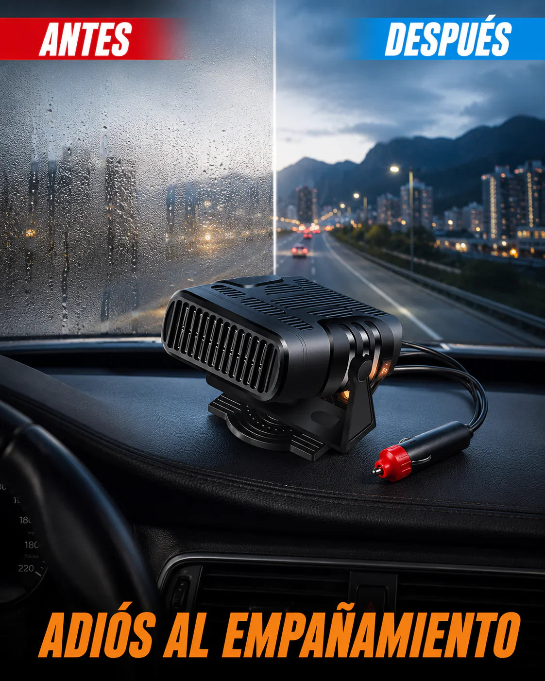 AutoHeat Pro - Climatizador portatil para auto