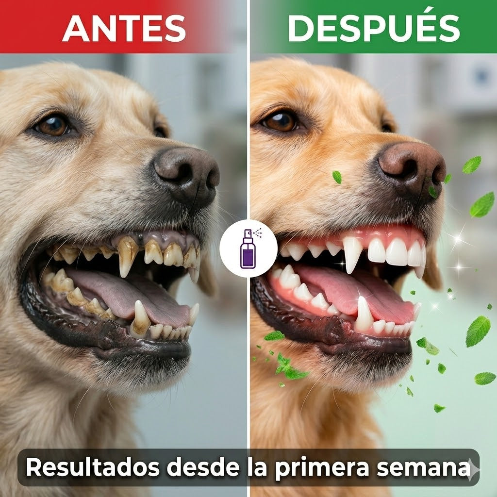 OralPet Mint™  La solución clínica para limpiar los dientes y el aliento de tu mascota