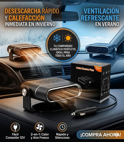 AutoHeat Pro - Climatizador portatil para auto