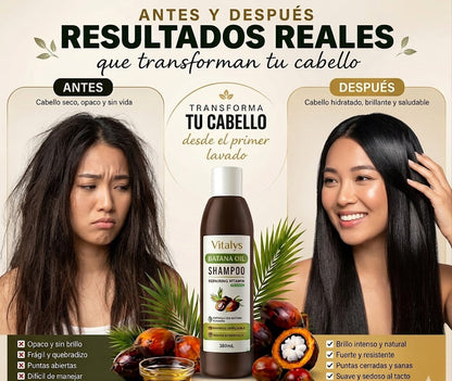 Shampoo Batana Oil 500ml - - El secreto natural para un cabello abundante.